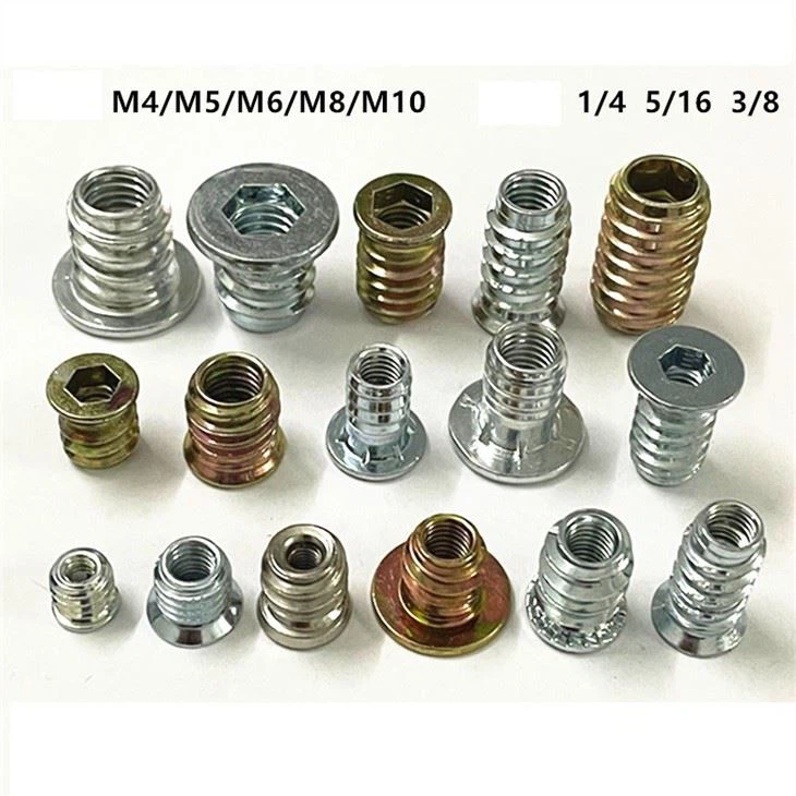 Supplier wood insert nut and bolt